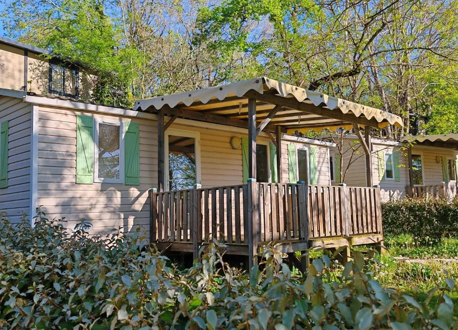 Mobilhome Lanas Campingplatz